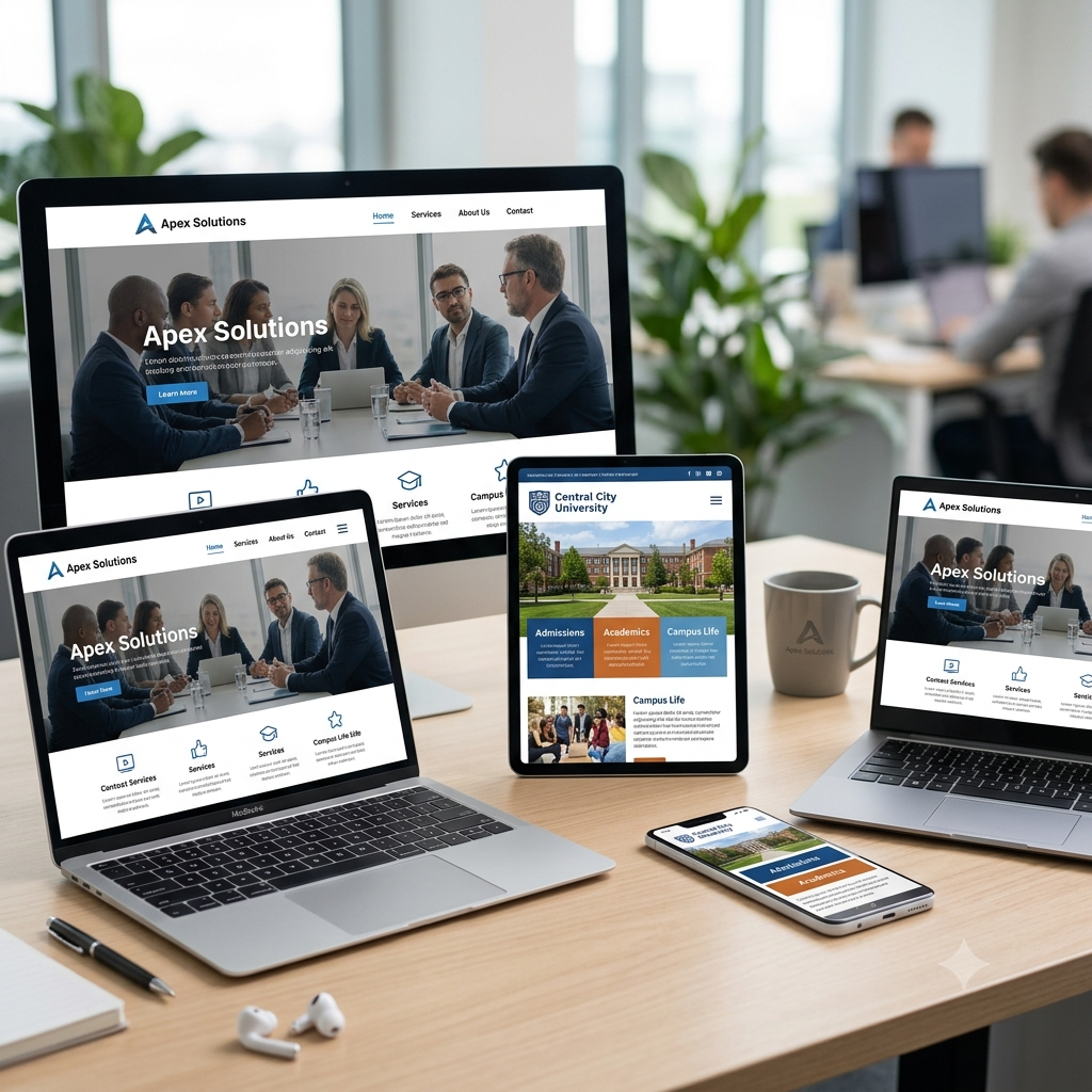 Website Development printing sample